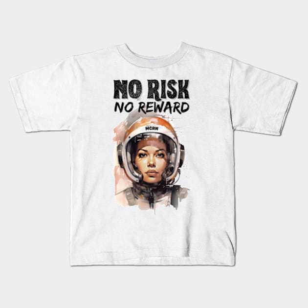 No Risk, No Reward - MCRN - Sci-Fi Kids T-Shirt by Fenay-Designs